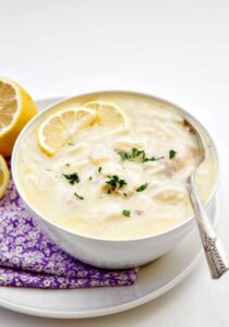 Greek Avgolemono Soup Recipe