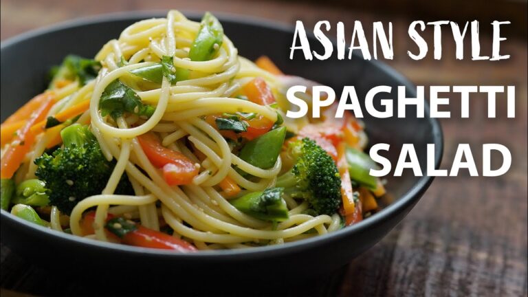 Asian Style Spaghetti Salad Recipe