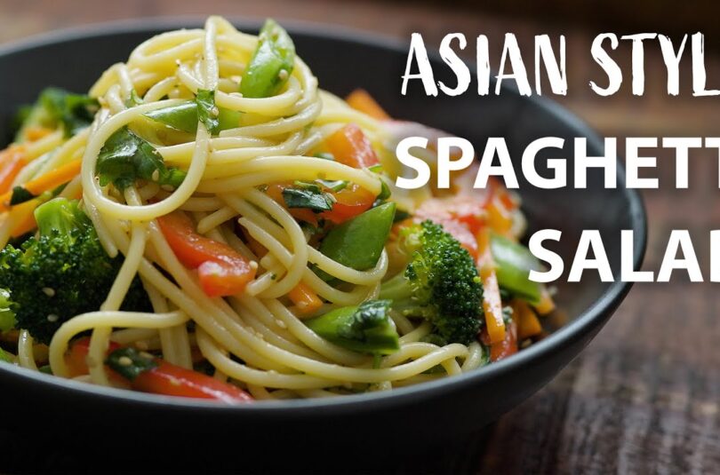 Asian Style Spaghetti Salad Recipe