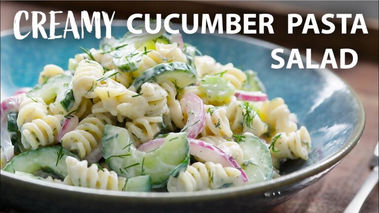 Creamy Cucumber Pasta Salad Recipe