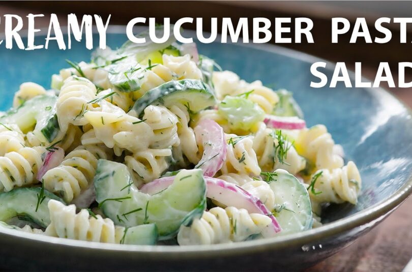 Creamy Cucumber Pasta Salad Recipe