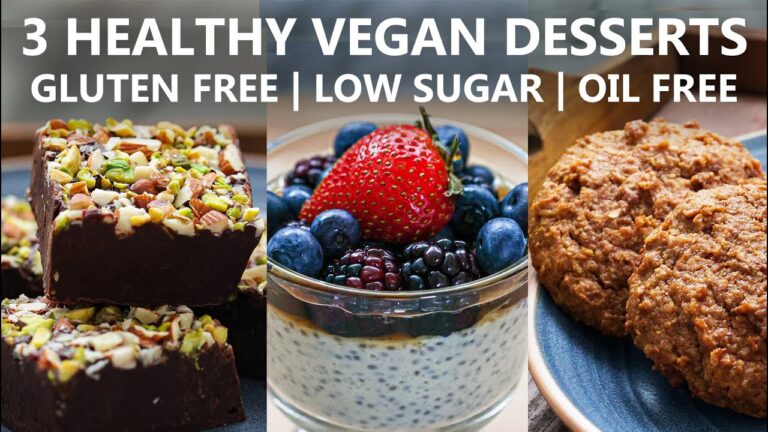 3 Healthy and Easy Vegan Dessert Recipes