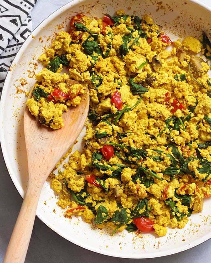 Vegan Tofu Scramble Recipe