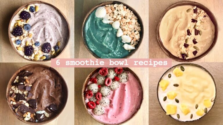 6 Smoothie Bowl Recipes