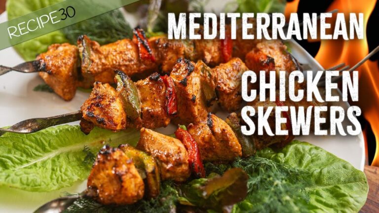 Mediterranean Chicken Skewers